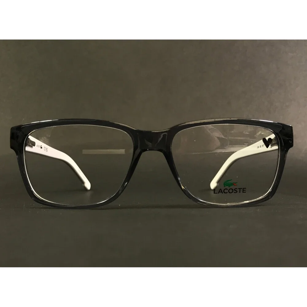 Lacoste Eyeglasses Frames L2692 035 Transparent Gray White Rectangle 54-17-145